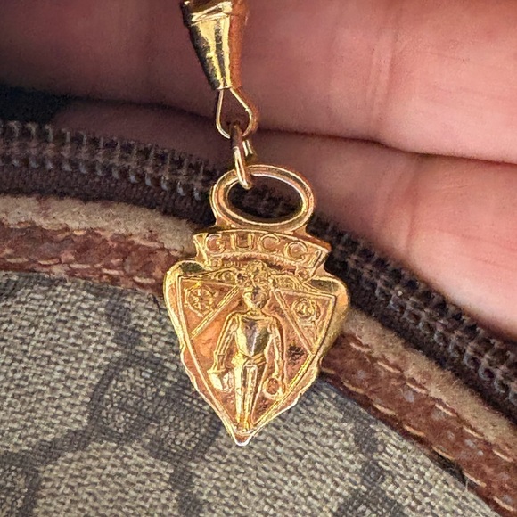 Vintage Gucci Beige and Brown Monogram Satchel - Picture 10 of 16